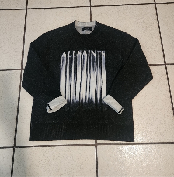 ALLSAINTSLong Sleeve Logo Sweater Sz S